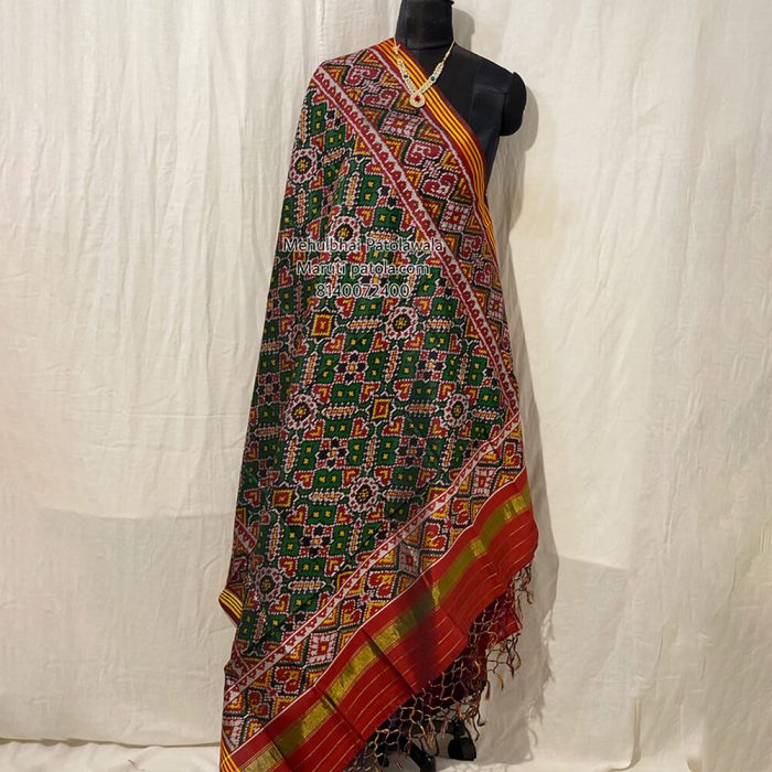 Single Ikkat Patan Patola Dupatta