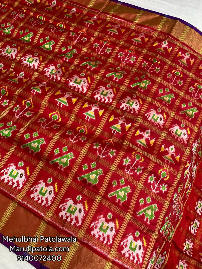 Pure Silk Rajkot Patola Saree