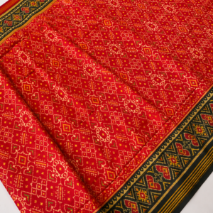 Pure Silk Single Ikkat Patan Patola Saree