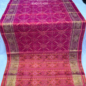 Peach ColourManekcholw Design Traditional Patola Saree